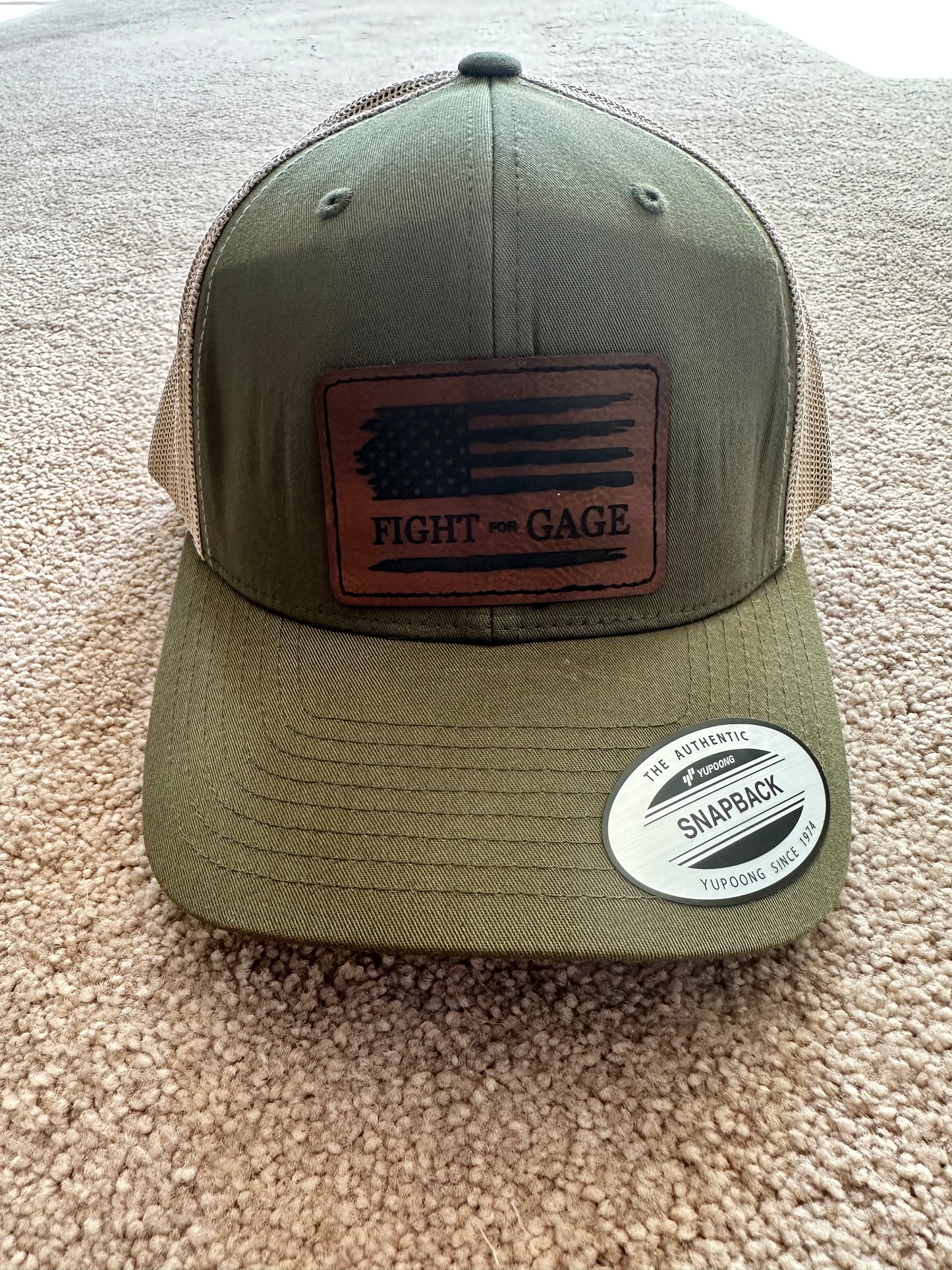 Fight For Gage Snap Back hat