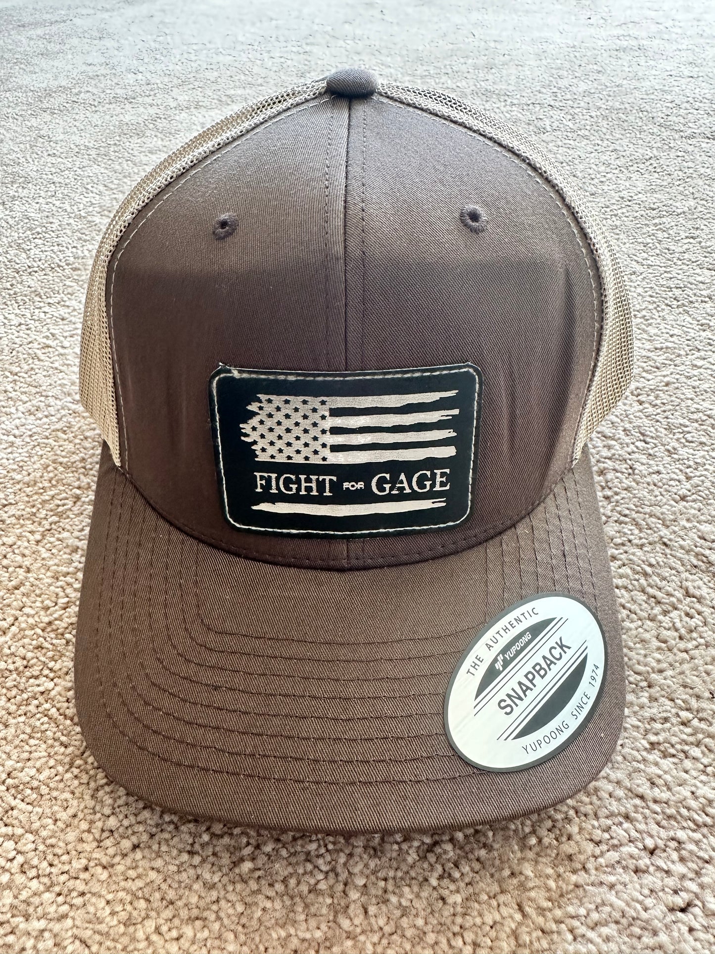 Fight For Gage Snap Back hat
