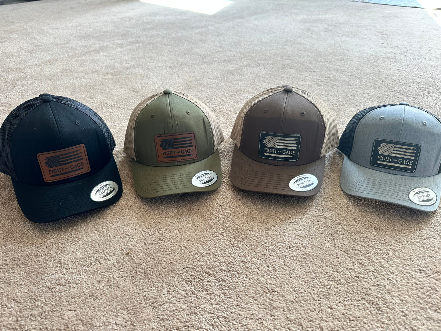 Fight For Gage Snap Back hat