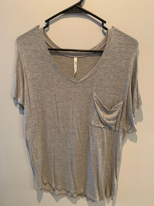 Grey Pocket Shirt