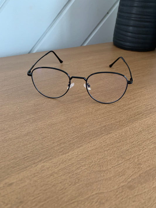 Thin Black Frame Blue Light Glasses