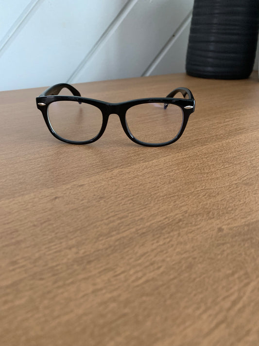 Black Square Kid's Blue Light Glasses