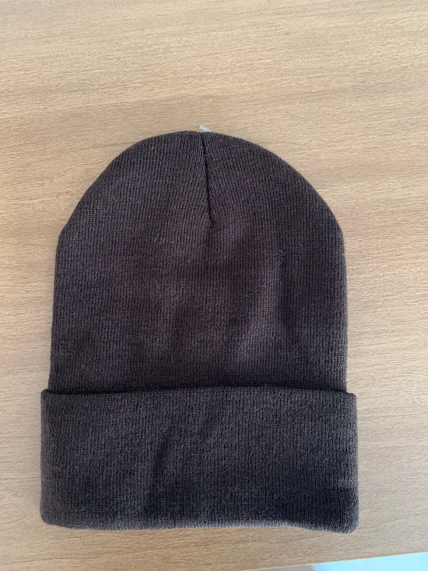Brown Basic Beanie