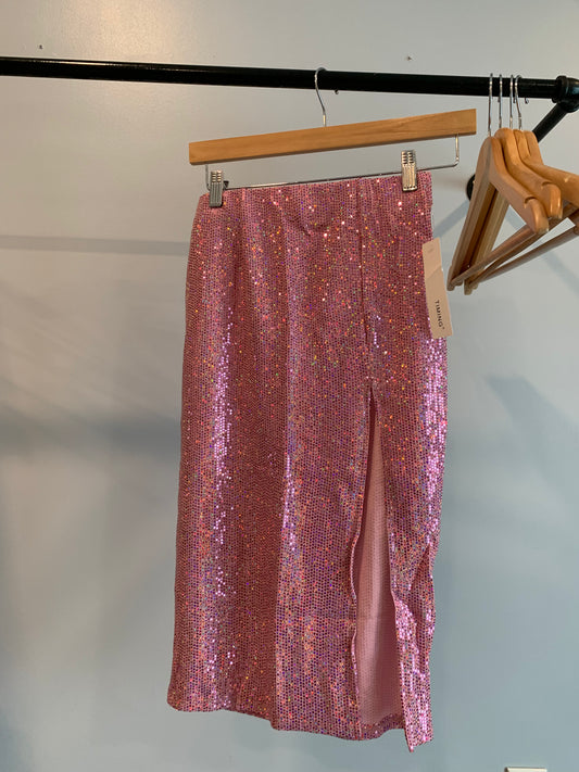 Sparkly Pink Skirt